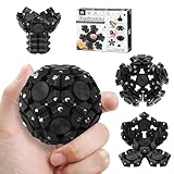 KEEYMENT Sphere Magnetic Fidget Toys Adults, Splicing & Turning Fidget Building Toy & Rotate Sensory Fidget Toy Set, Teen Boy Girl Gifts & ADHD Tool Desk Cool Gadgets Toys for Officee Stress Relief