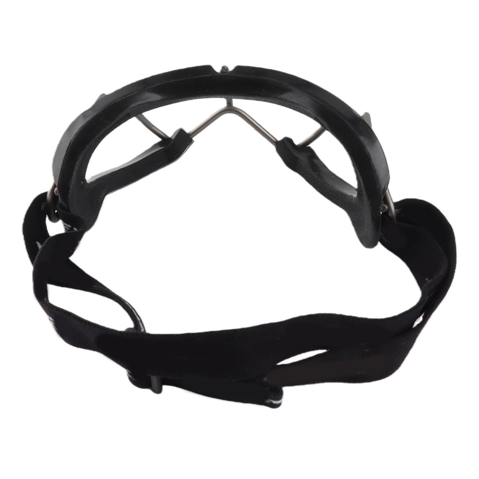 CHICIRIS Gogle do Lacrosse Silikonowe Antypoślizgowe Okulary Ochronne Rama ze Stopu żelaza Szerokie Pole Widzenia Lekka Osłona Twarzy dla Kobiet Trening Sportowy Trening Hokejowy