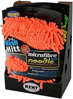 Kent O2429CDU Microfibre Noodle Wash Mitt (pack of 4)