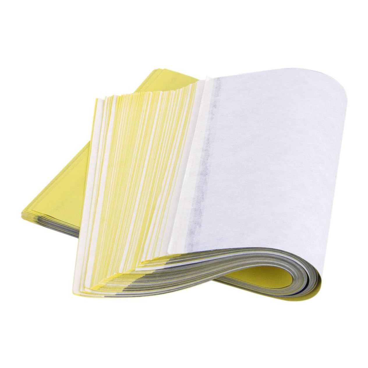 Papier Carbone Double Face - Lot De 50 Feuilles - Format 16K/32K/48K (18.5x8.5 Cm à 25.5x18.5 Cm) - Pour Copie De Dessins, Documents