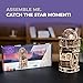 UGEARS Astronomer Table Clock with Tourbillon - 3D Wooden Puzzles for Adults Model Kit - Mechanical Clock Kit Functional DIY Wood Model Kits for Adults, 3D Puzzle for Puzzle Lovers