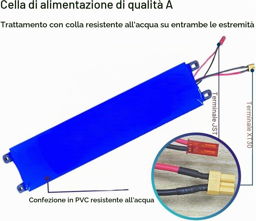 Batteria Per Scooter Elettrico Da 36 V 6AH / 7.5AH Batteria Monopattino Elettrico 36V Sostituzione Della Batteria Per Scooter Incorporato