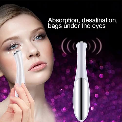 Miniatura 3 de Varita de masaje de ojos blancos sin baterías Instrumento de belleza ocular Instrumento de masaje de elevación de ojos Instrumento de belleza de