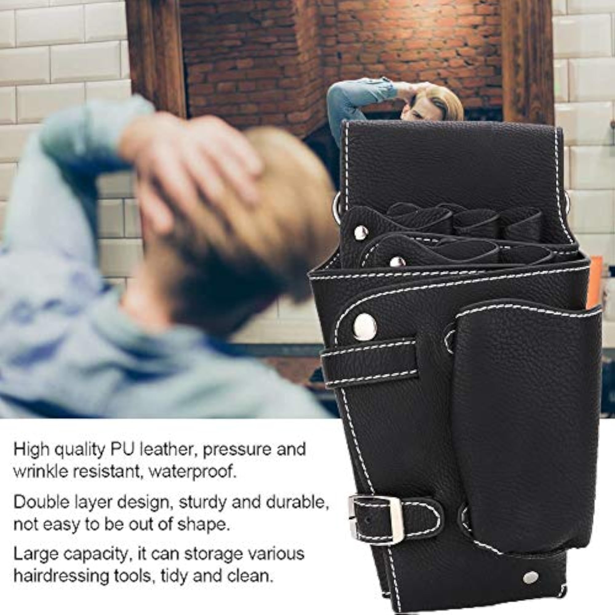 Hairdressing Waist Bag, Durable Scissor Holder