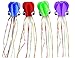 Set Of 4 Large 157.5" High Cartoon Big Round Eyes Octopus Kites With Colorful Ribbon and Kite Board With 98.4 Foot String For Kids Toy Enjoy Parent-child Time Beach Park Outdoor