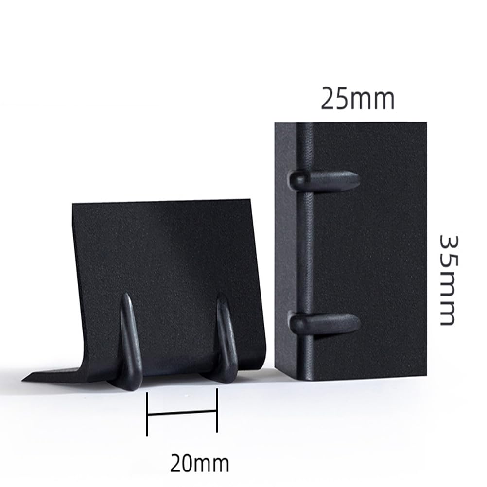 Protezione per bordi ricurva in polipropilene per cinghie larghe fino a 25 mm. 4 pz