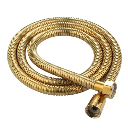 Flexo de ducha de acero inoxidable dorado manguera premium de baño de 80 cm