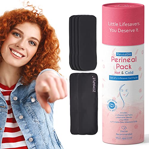Hottest Sales Perineal Ice Packs for Postpartum - Perineal Cold Pack Pads with 3 Washable Sleeves - Post Partum Kit for Pregnancy, Vaginal Discomfort & Hemorrhoid Pain Relief - Includes Eye Mask & Milestone Cards Best Cyber Deals 🔥 Perineal Ice Packs for Postpartum - Perineal Cold Pack Pads with 3 Washable Sleeves - Post Partum Kit for Pregnancy, Vaginal Discomfort & Hemorrhoid Pain Relief - Includes Eye Mask & Milestone Cards