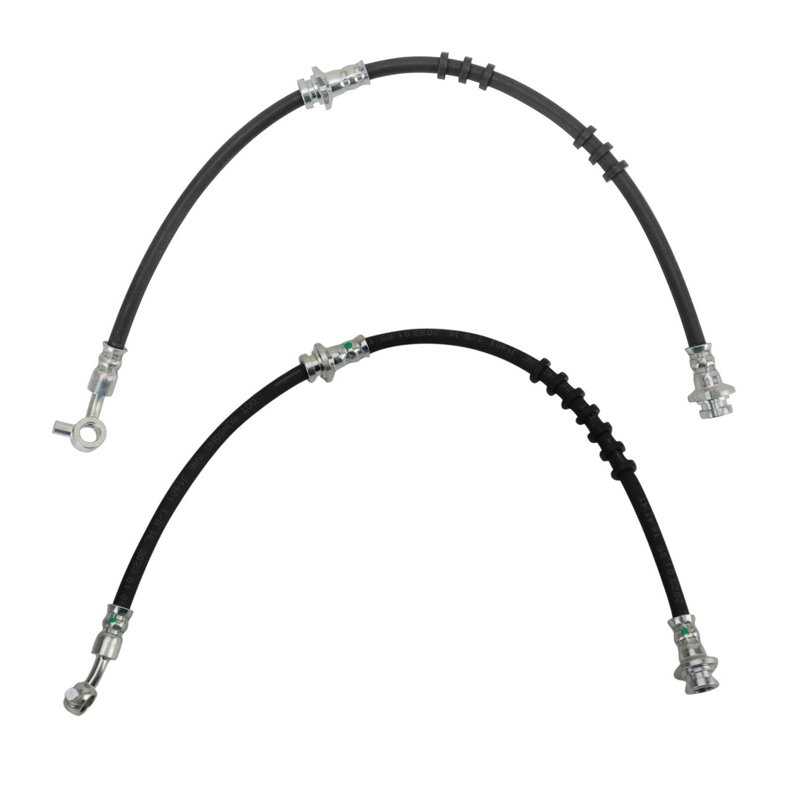 TRQ Front Brake Hose Set