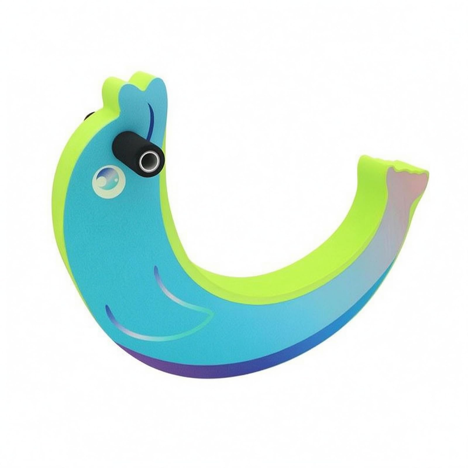 Bouée de Natation Enfant Planche Flotteur Aide Jouet Aquatique avec Poignée de Maintien Corps Courbé Ergonomique en EVA Surface Lisse Décorative pour, Dauphin Vert