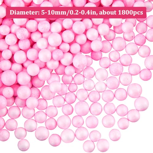 Cuentas de espuma rosa para jarrones elegantes y centros de mesa de boda SOFPLATE 3