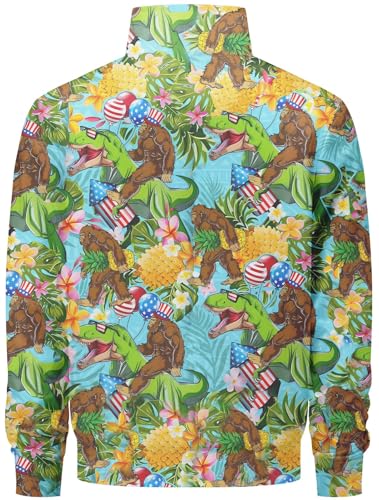 Retro 80s 90s outfit for men tracksuits sweatsuits for men 2 piece set Jogging Warm Up Zip with 2 Knit Beanie hat3