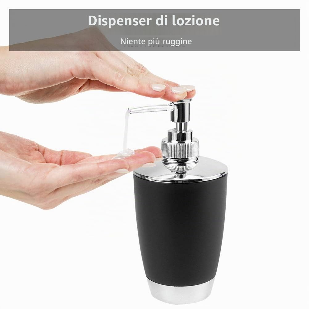 Set da bagno 6 in 1, porta spazzolino da denti 6 in 1, accessorio da bagno, spazzola da bagno, tazza multifunzione, 6 pezzi, set da bagno decorazione per il bagno