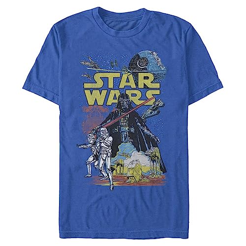T-shirt Star Wars Rebel Classic bleu roy S fini les imprimés qui s'effacent