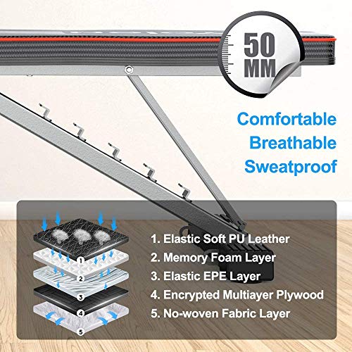 Yoleo Commercial Weight Bench, Adjustable/Foldable Strength Training Bench, Utility Incline/Decline Bench for Full Body Workout - Fast Folding