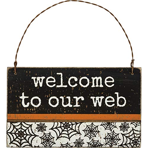 Primitives by Kathy Ornament Welcome to Our Web aloween Themed