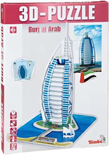 Simba 106137255 - Burj al Arab, Puzzle 3D