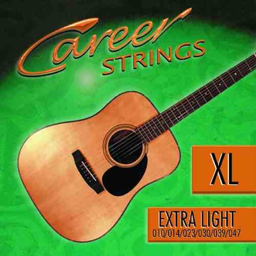 Preisvergleich Produktbild Career Strinx Westerngitarre Extra Light 010-047 Bronze Saiten-Set