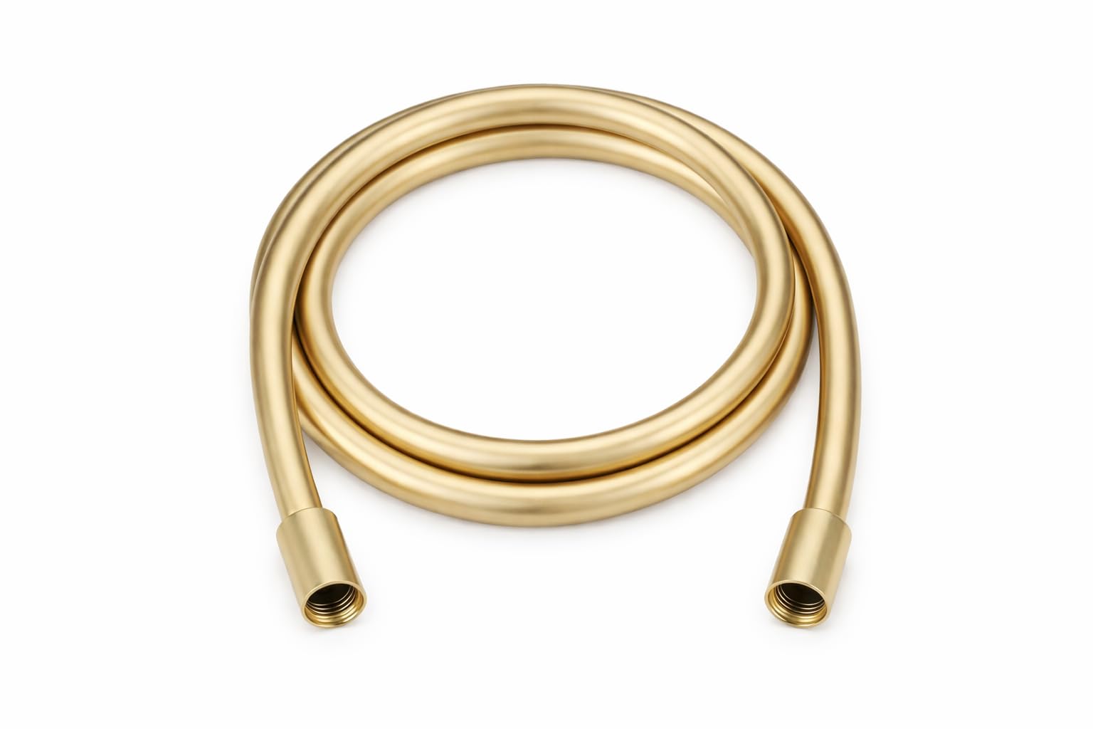 Flexo de Ducha Dorado 1,7 m – Manguera de Ducha Universal 1/2”, Antitorsión y Antirayaduras, Acabado Oro para Grifo y Alcachofa