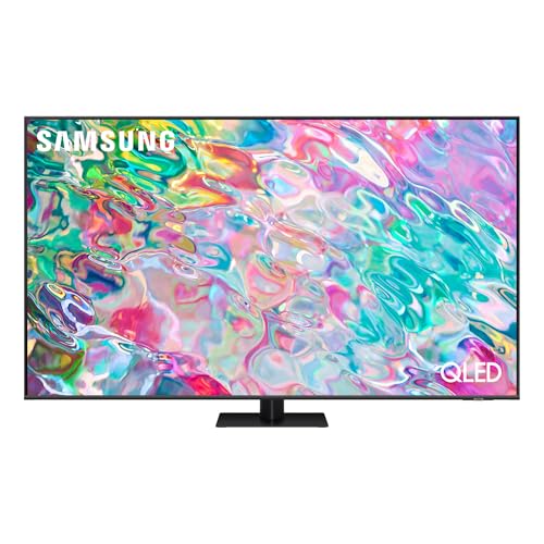 Samsung TV QLED QE75Q70BATXZT, Smart TV 75' Serie Q70B, QLED 4K UHD, Alexa e Google Assistant integrati, Titan Gray, 2022, DVB-T2
