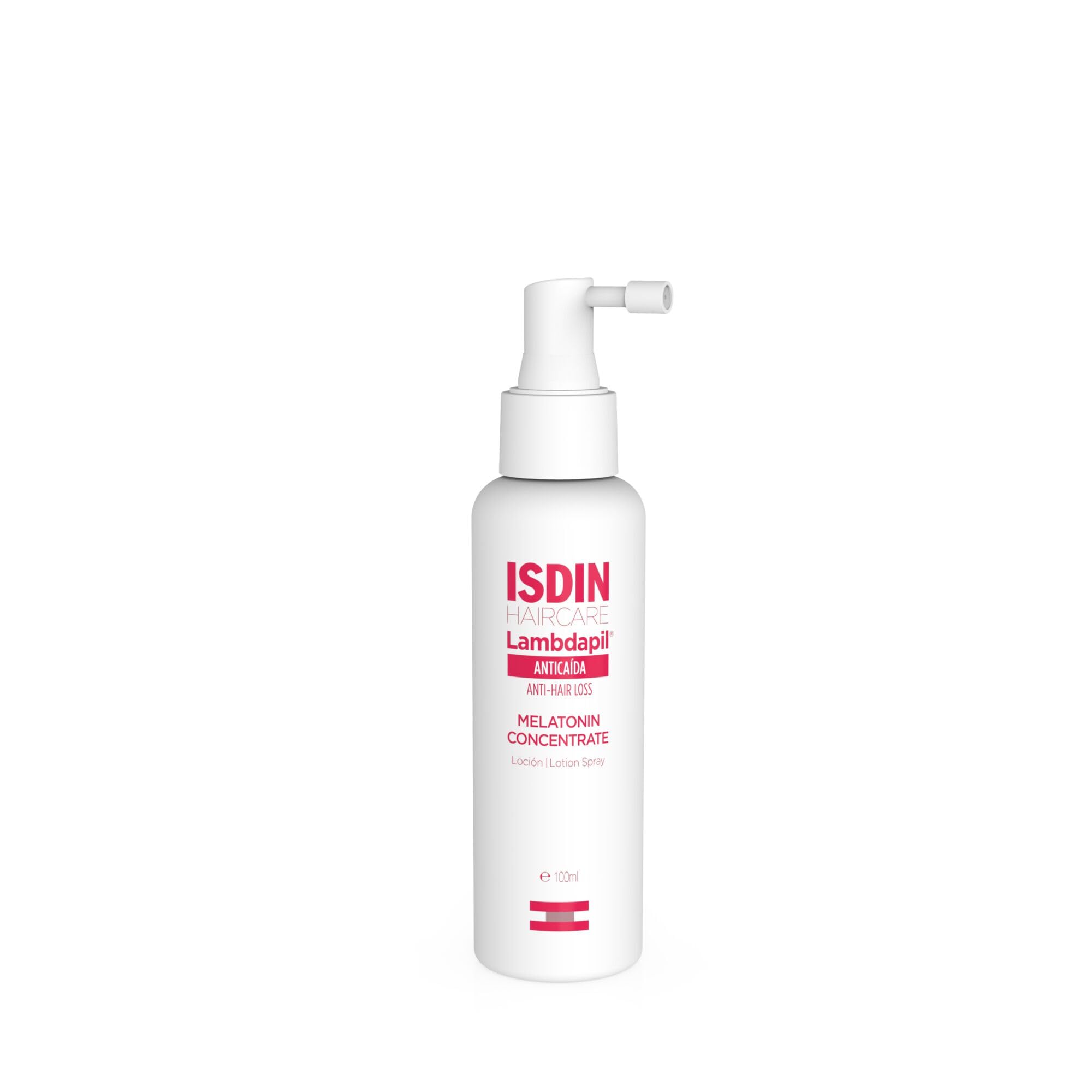 ISDIN HAIRCARE ANTICAÍDA LambdapilAnticaída Loción, Loción Anticaída Que Ayuda A Reforzar El Cabello Y Reducir Su Caída, Mejora El Volumen, Con Melatonina, Biotina y Adenosina - 100 ml