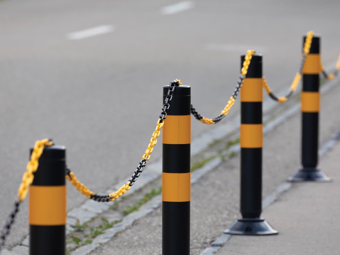 Catena Segnaletica Rossa E Bianca 30 M ?4 Mm In Plastica - Foto 9