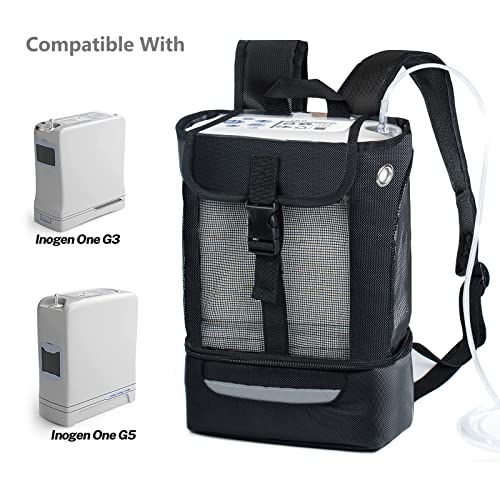 Image of BAGSFY Upgraded Oxygen Concentrator Backpack for Inogen One G5, G3, Lightweight Machine Carrying Bag for Inogen One G5 Accessories and Battery.