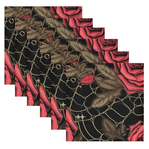 Servilletas de Tela Multicolor 20x20 pulgadas Pack 6 miniatura 2