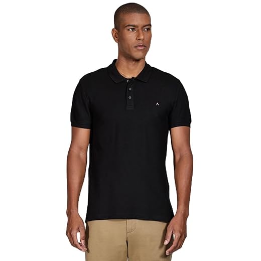 Polo Aramis Cotton Piquet Basic Preto