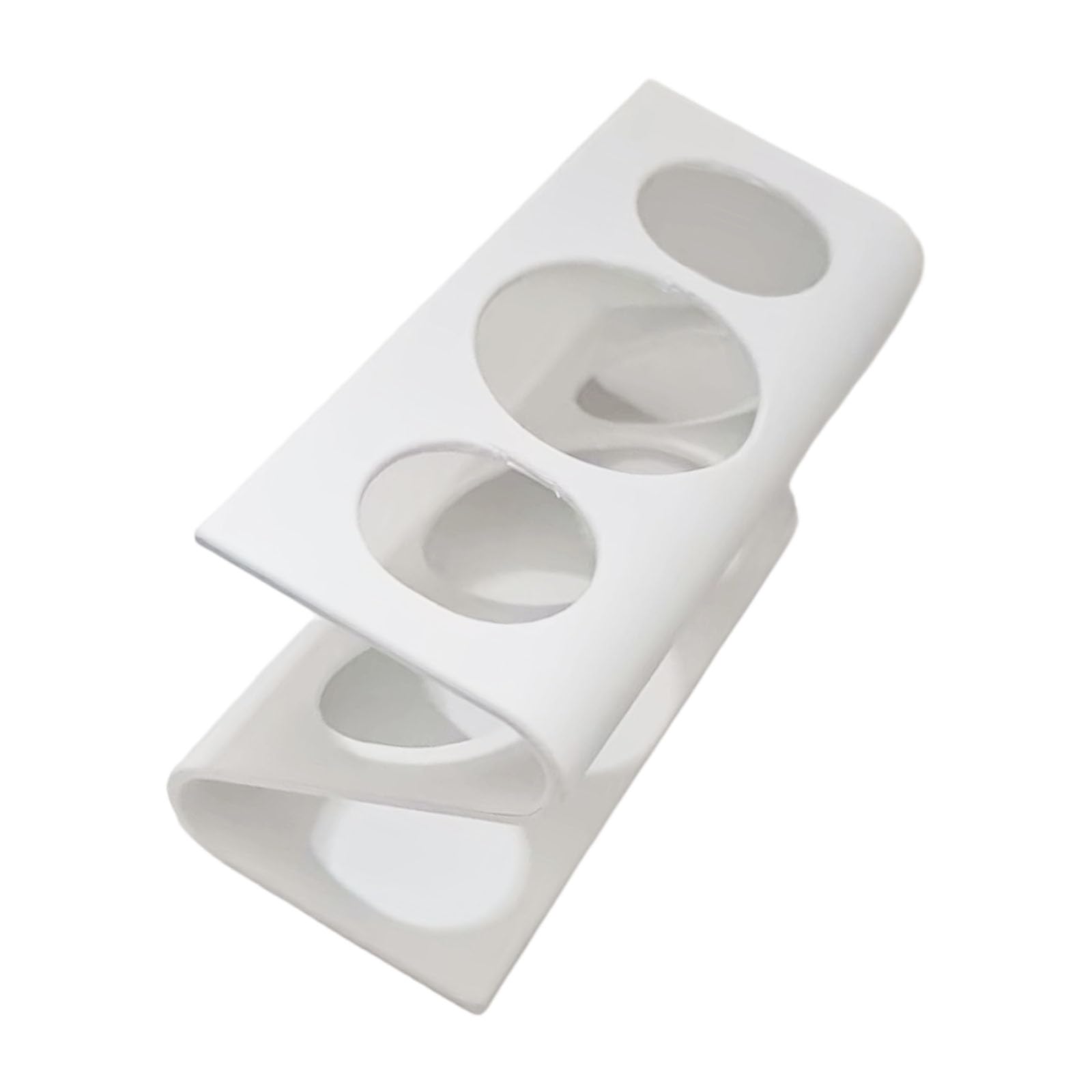 Kaeltsyn Modern Toothpaste Storage Rack Storage Shelf Suitable for Bathroom Countertop Holds 3 Items Compact Design Simple Bathroom Planner