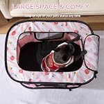 XRG Foldable Pet Cat Playpen,Indoor Cat cage Crates S(27.6"x21.7"x17.7") - Image 4