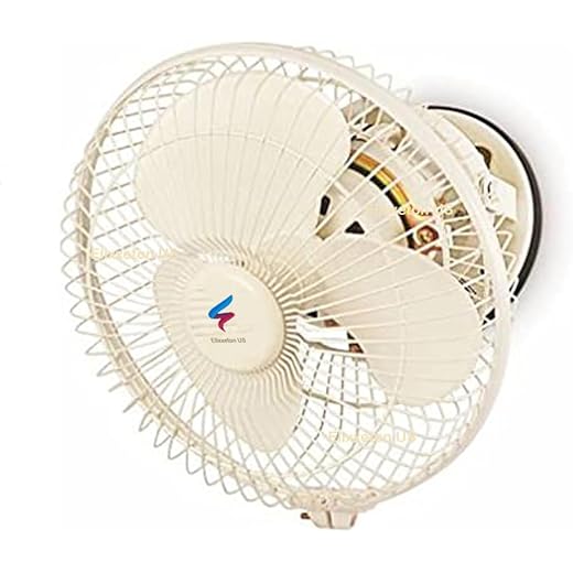 Elixxeton US Cabin Fan Office Fan 12 Inches 300 MM 100 Copp