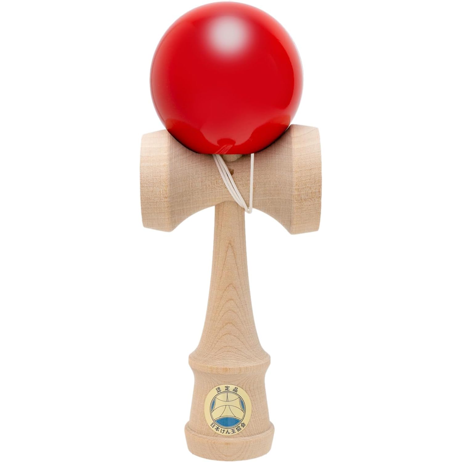Onda (Onda) Kendama Master Artisan Japan Kendama Association Certified Competition Easy-to-Use Kendama Red (Red) with Replacement String : Toys & Games
