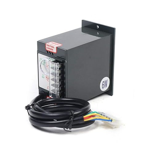 Miniatura 40 de Motor reductor de engranajes variable ajustable de 250W 10K AC110V 135RPM con controlador de velocidad para la industria