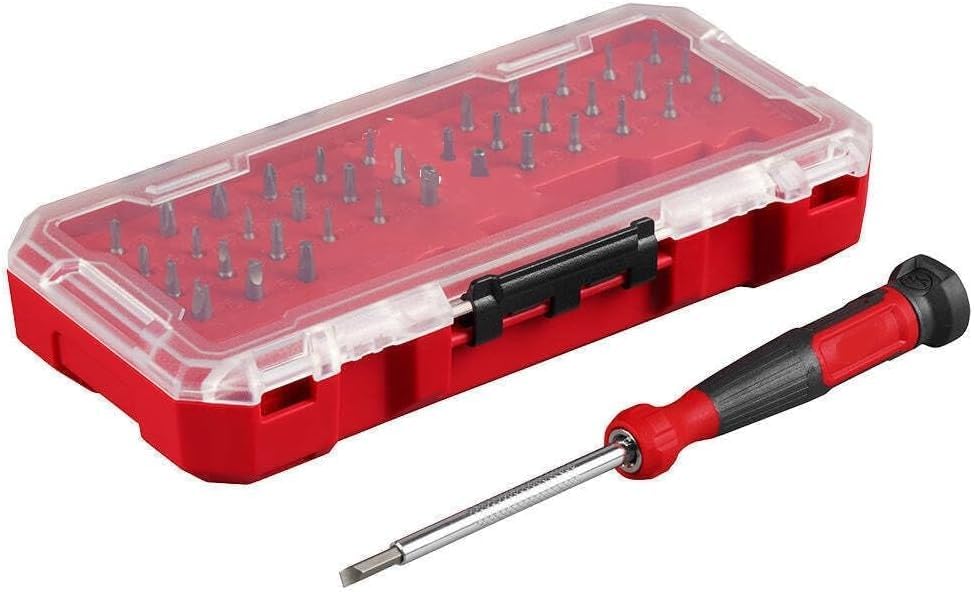 Screwdriver Set For Milwaukee 48-22-2935 39-in-1 Precision Multi-Bit Screwdriver Set, Red,black