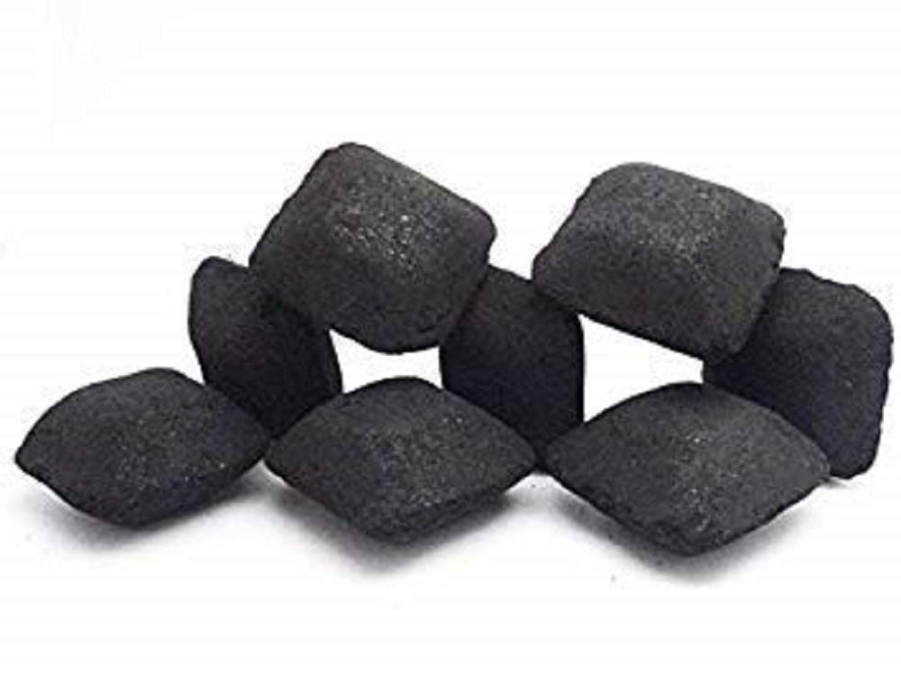 Elysian Coconut Shell Coal Coconut Shell Coal for Barbecue/Angeethi/Grilling/Barbecue, Tandoor Dehumidifier, Coconut Shell koyla Natural Air Freshener & Odor Remover for Home 1 Kg-image-10