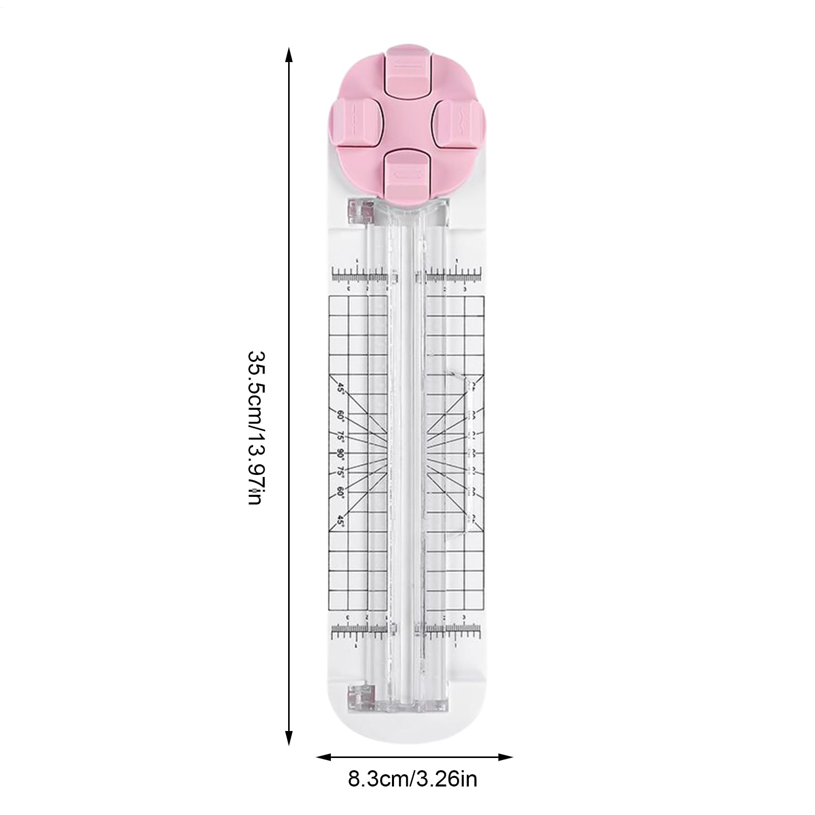 4-in-1 Papierschneider Mit Rutschfester Basis - Multifunktionales Bastelwerkzeug