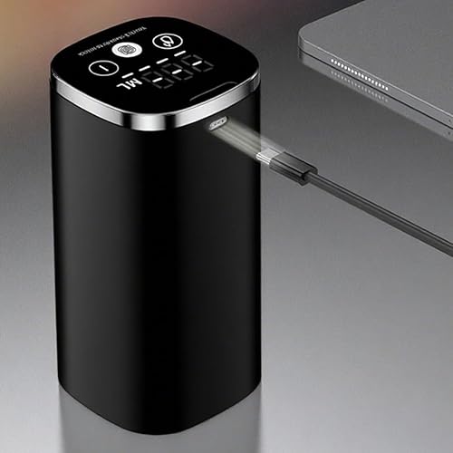 Miniatura 4 de Dispensador de agua eléctrico para botella de 5 galones, bomba de agua plegable recargable por USB con pantalla digital, bombeo de 3 engranajes,