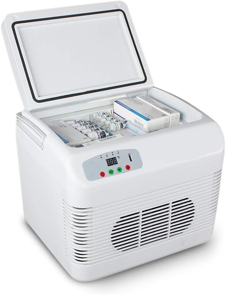 Portable Refrigerator 12L Mini Fridge Cooler Freezer Drug Insulin Vaccine Refrigerator Warmer TG Car Home Travel Camping Picnic,Enhancededition