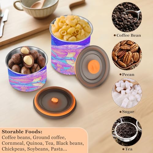 ATTX Lata hermética para café 500 ml inoxidable miniatura 5
