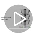 Image of Vinod Kraft Stainless Steel Serving Bowl with Lid Set of 4 pcs - 18cm | Mixing Steel Big Bowl | Salad, Fruit, Desert, katori Set | Matt Finish, Food Grade | 2 Year Warranty - Silver
