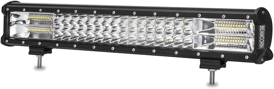 20 Inch Led Light Bar BEAMCORN Led Bar Light 288W 28800Lm Driving Light Spot Flood Combo for Trucks Offroad ATV UTV Pickup Marine