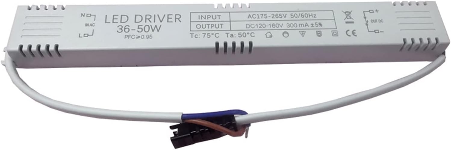 LED Fluorescent Tube Driver Power Strip External Constant Current high P no Flicker Driver Power 36-50W(36-50W(200-220MA))