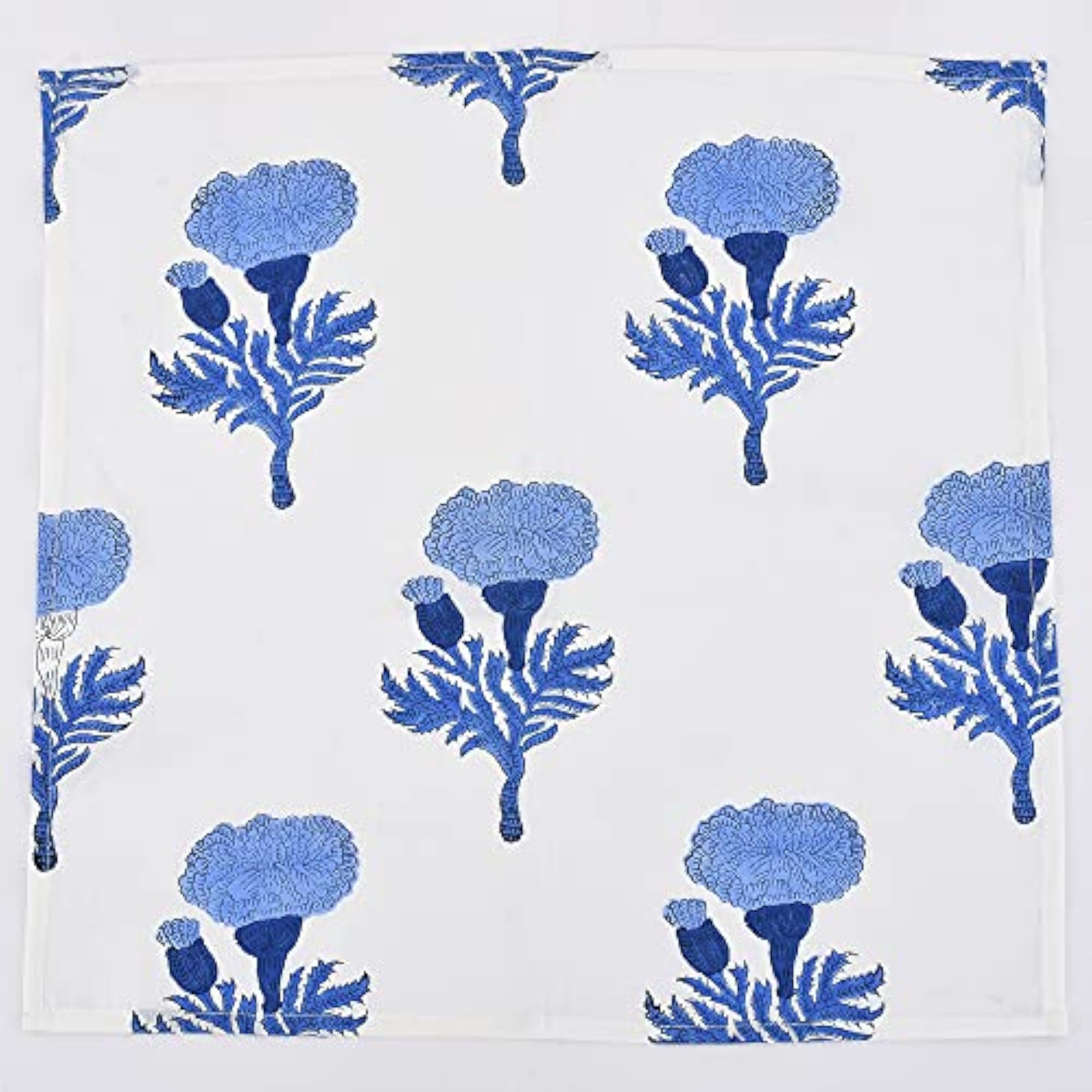Floral Indian Hand Block Printed Napkins