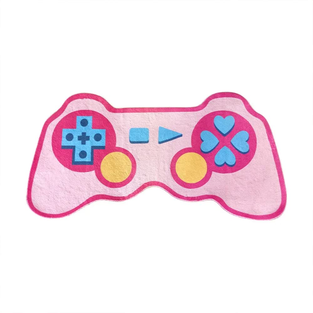 Tapis de salle de bain console de jeux pour déco geek rose