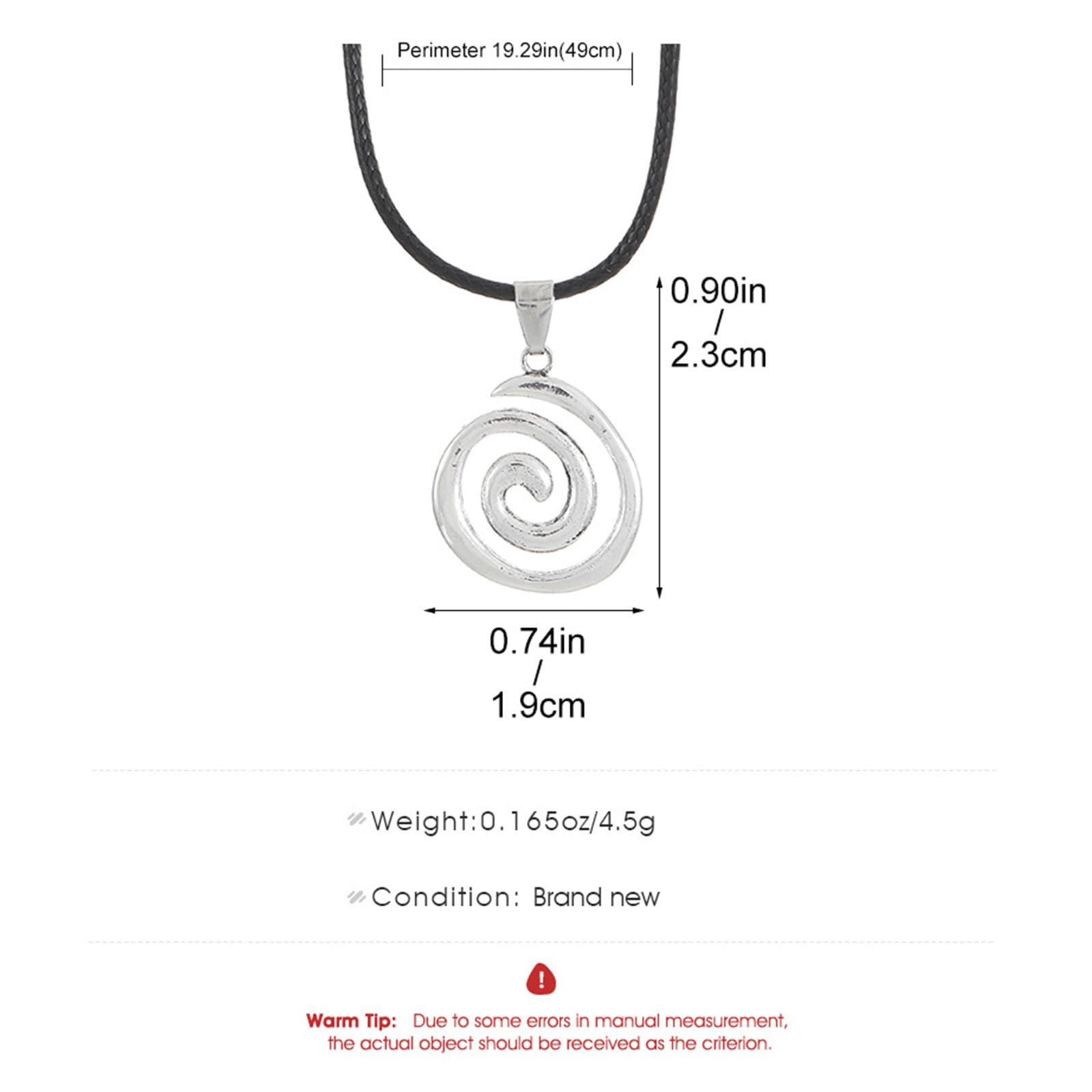 Klobiger Spiralwirbel – Ästhetischer Grunge-Schmuck für trendige Looks, Choker Bohemia Women