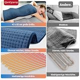 Comfytemp XXL-großes Heizkissen 83x43cm, Ultraweich Wärmekissen mit Abschaltautomatik, Alterfreundlich Heizdecke für Rücken Schulter Nacken Bauch Beine Knie Geschenke Mütter, Frauen, Mama, Papa