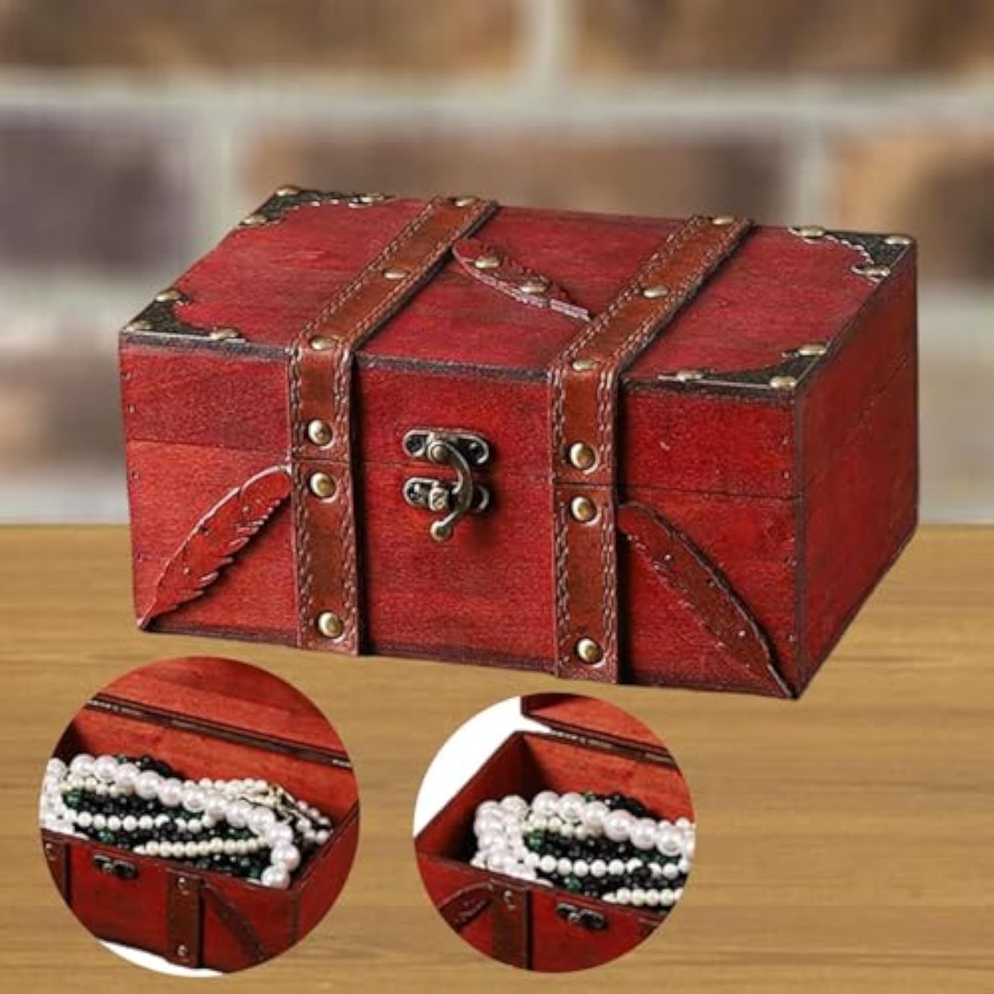 Treasure Chest Jewelry Storage Box for Bracelets & Charms