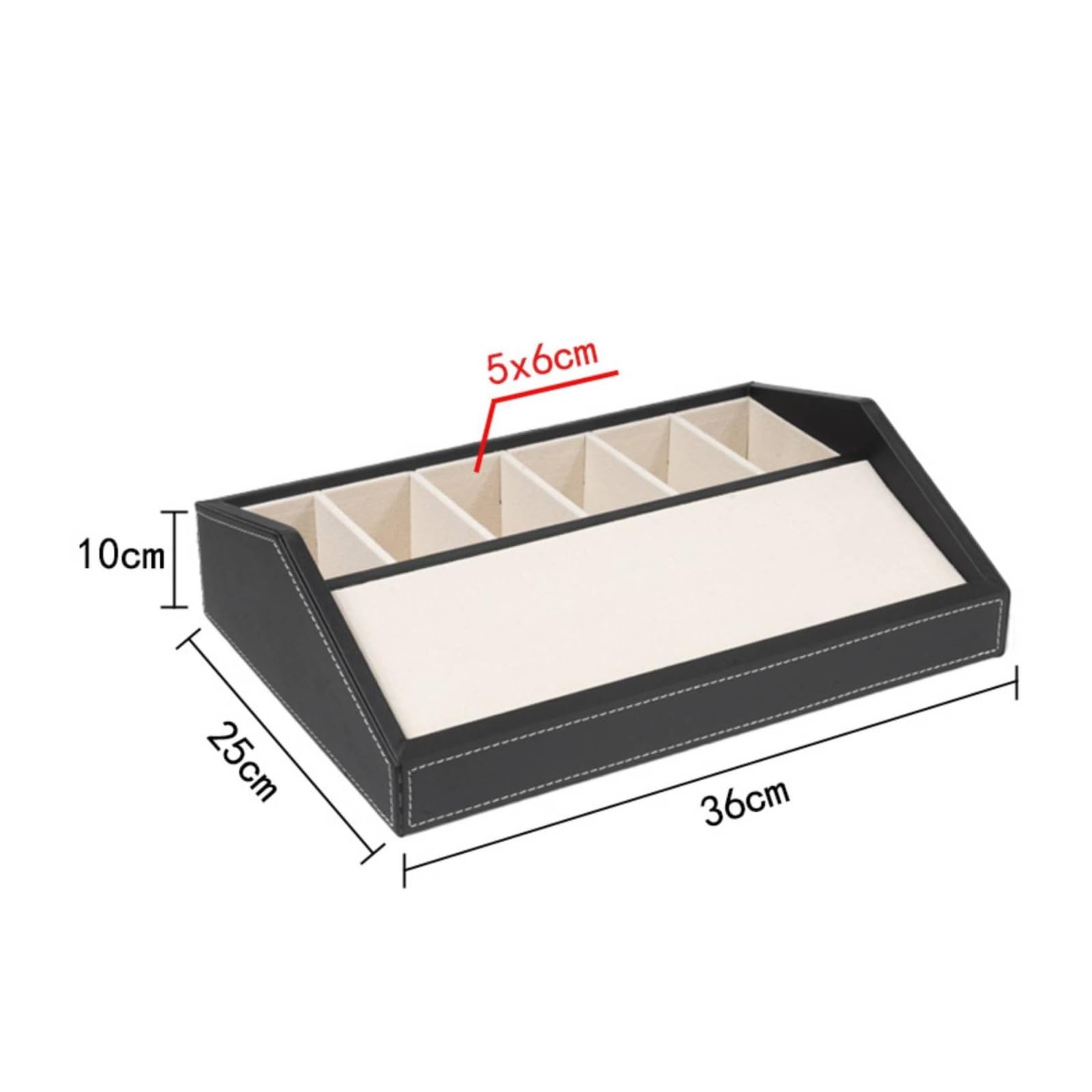 Schräg Gürtel-Präsentationsbox | Gürtelorganizer, Box mit Fächern, für Verkaufstresen, Showroom, Ladenbau, Einzelhändler, Gürtelsammler,