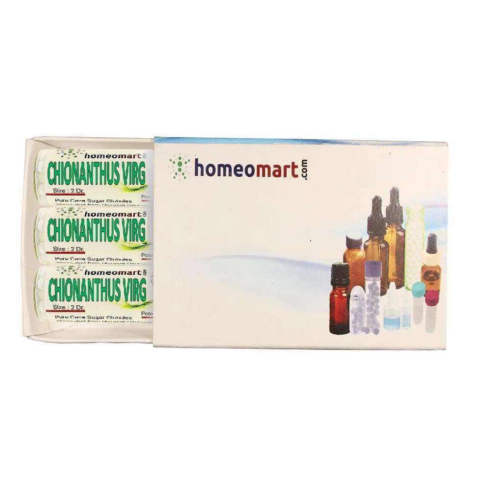 homeomart.com Chionanthus Virginica Homeopathy Pellets (Pills) in 30C Potency, Pack of 3